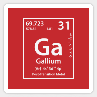 Gallium Element Sticker